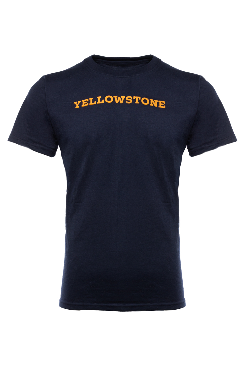 Foto 3 pulgar | Playera Yellowstone Azul Marino