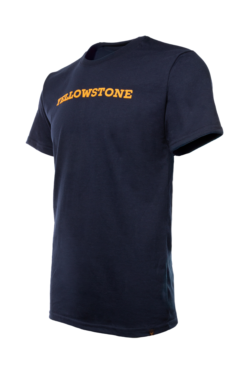 Foto 4 pulgar | Playera Yellowstone Azul Marino