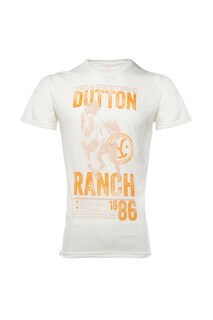 Foto 6 | Playera Yellowstone Caballo Hueso