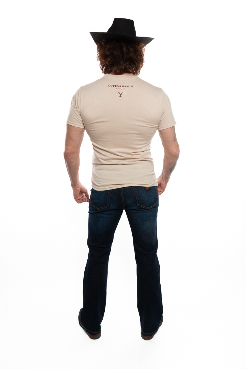 Foto 5 pulgar | Playera Yellowstone Sombrero Arena