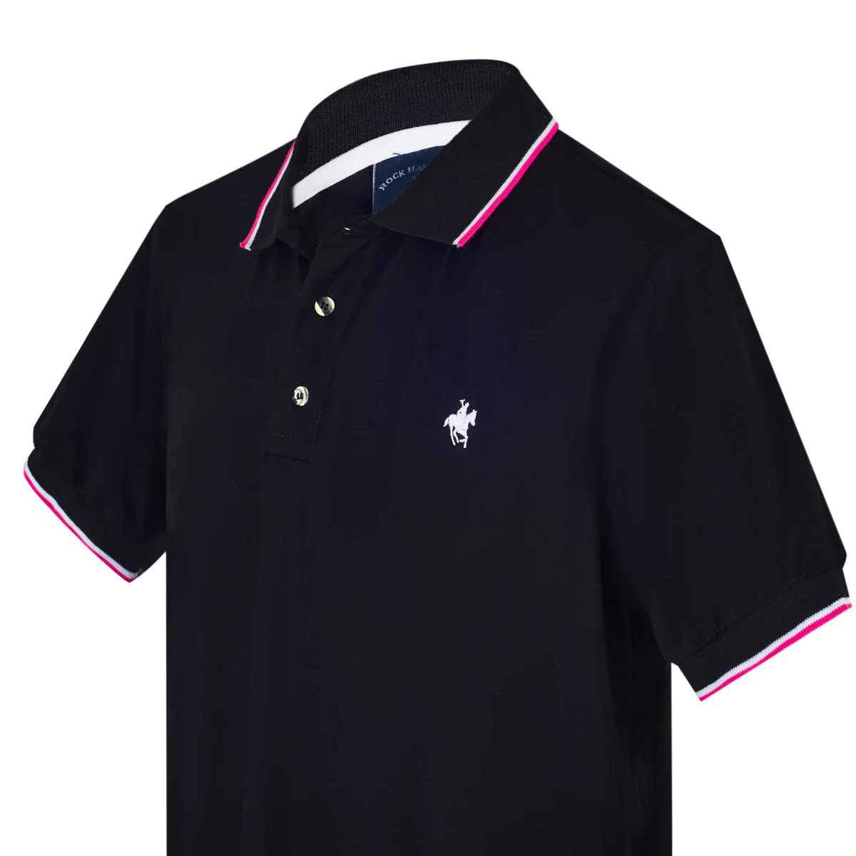 Foto 3 pulgar | Plyera Polo Color Negro Rock Hampton Polo Team