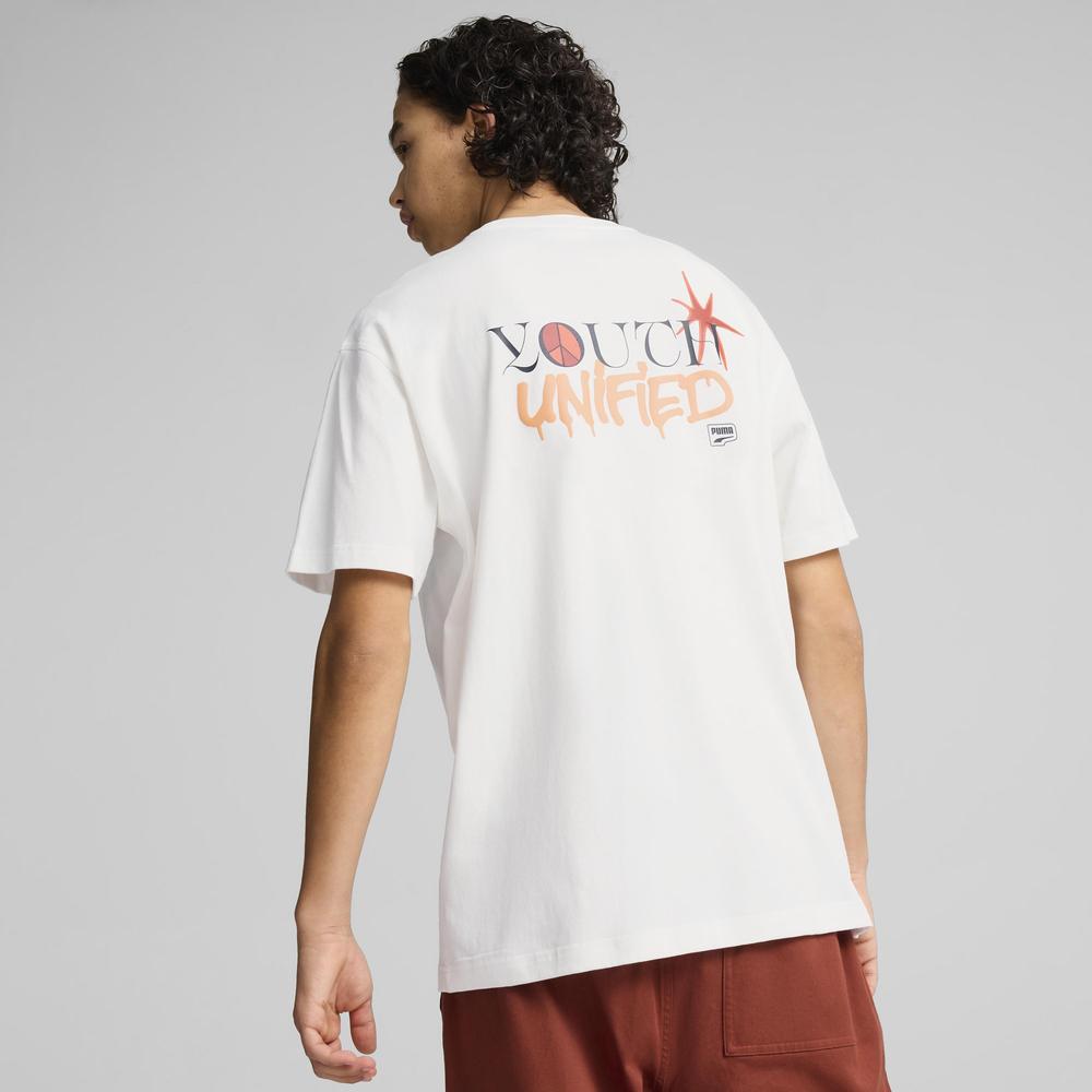 Foto 5 pulgar | Playera Puma Downtown Para Hombre Blanco