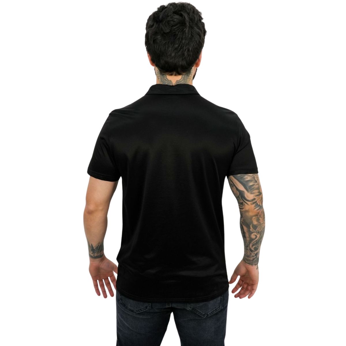 Foto 2 | Playera Barabas 3p02 Negra Para Hombre
