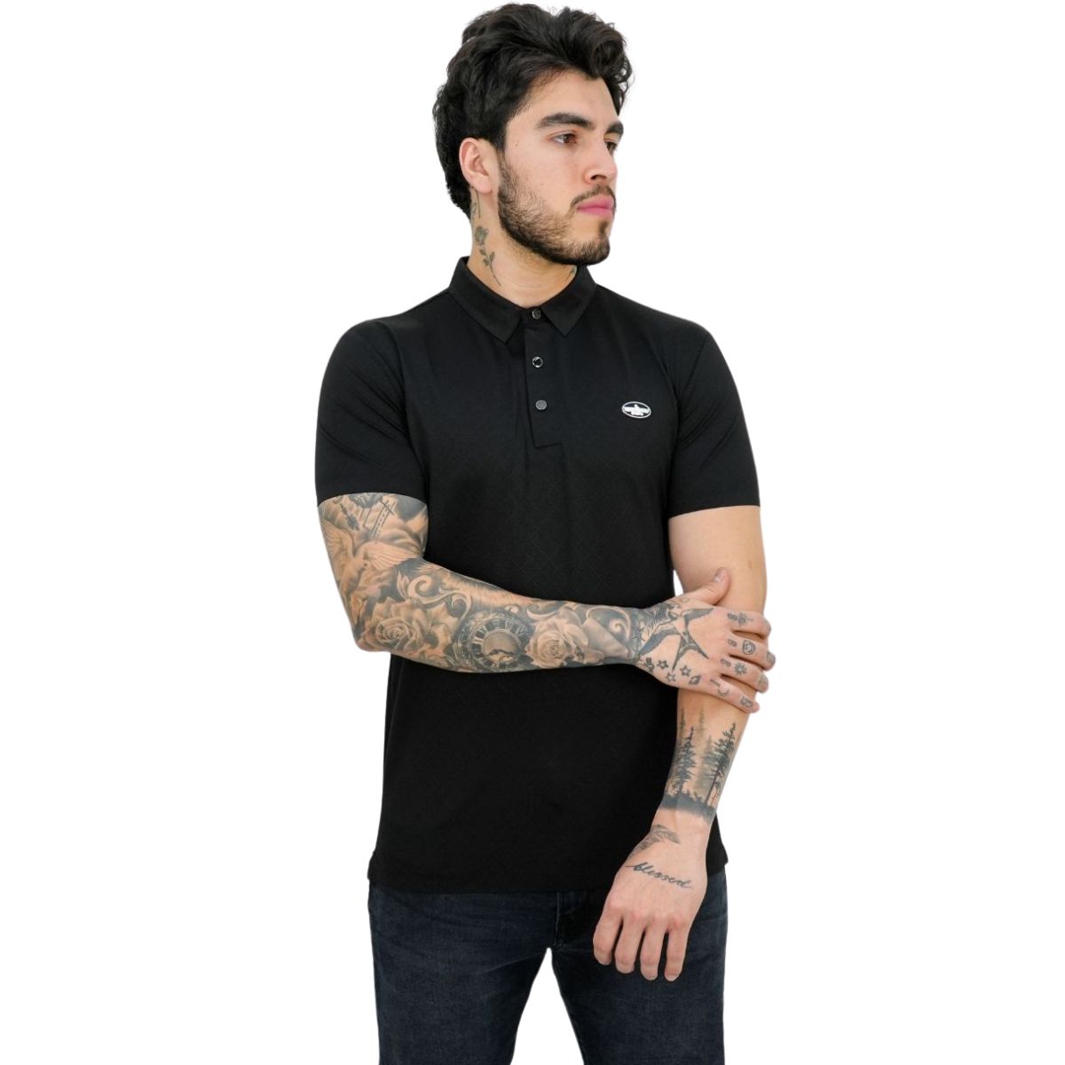 Foto 2 pulgar | Playera Barabas 3p07 Negro Para Hombre