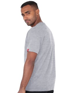 Foto 2 | Playera Casual Caballero Premium Estampada Gris Claro Roosevelt C350