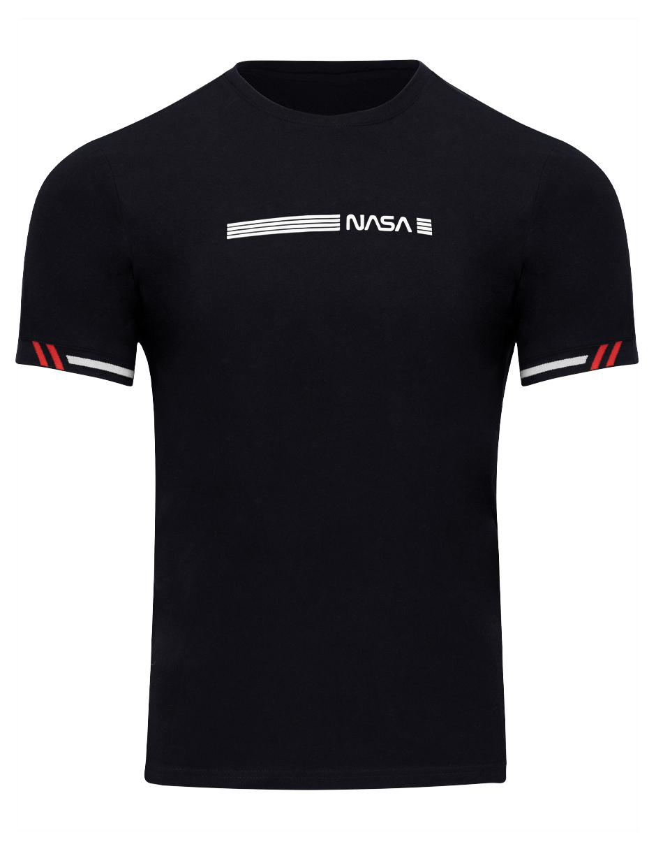 Foto 4 pulgar | Playera Casual Caballero Premium Estampada Negro Roosevelt C350