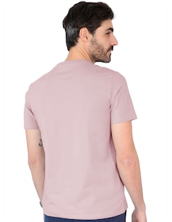 Foto 2 | Playera Basica Lisa Premium Caballero Cuello Redondo Rosa Cenizo Roosevelt C344