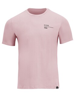 Foto 4 | Playera Basica Lisa Premium Caballero Cuello Redondo Rosa Cenizo Roosevelt C344