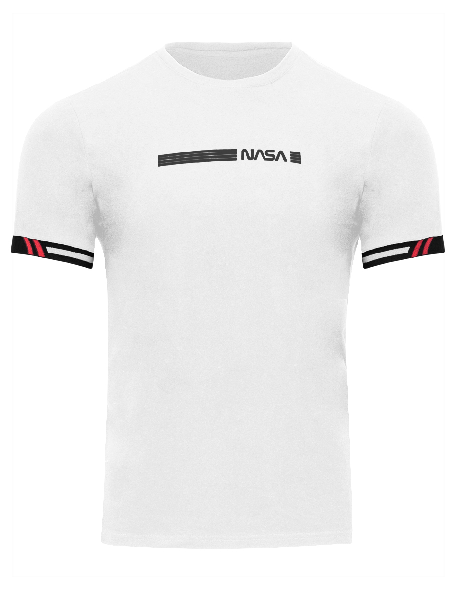 Foto 4 pulgar | Playera Casual Caballero Premium Estampada Blanco Roosevelt C350