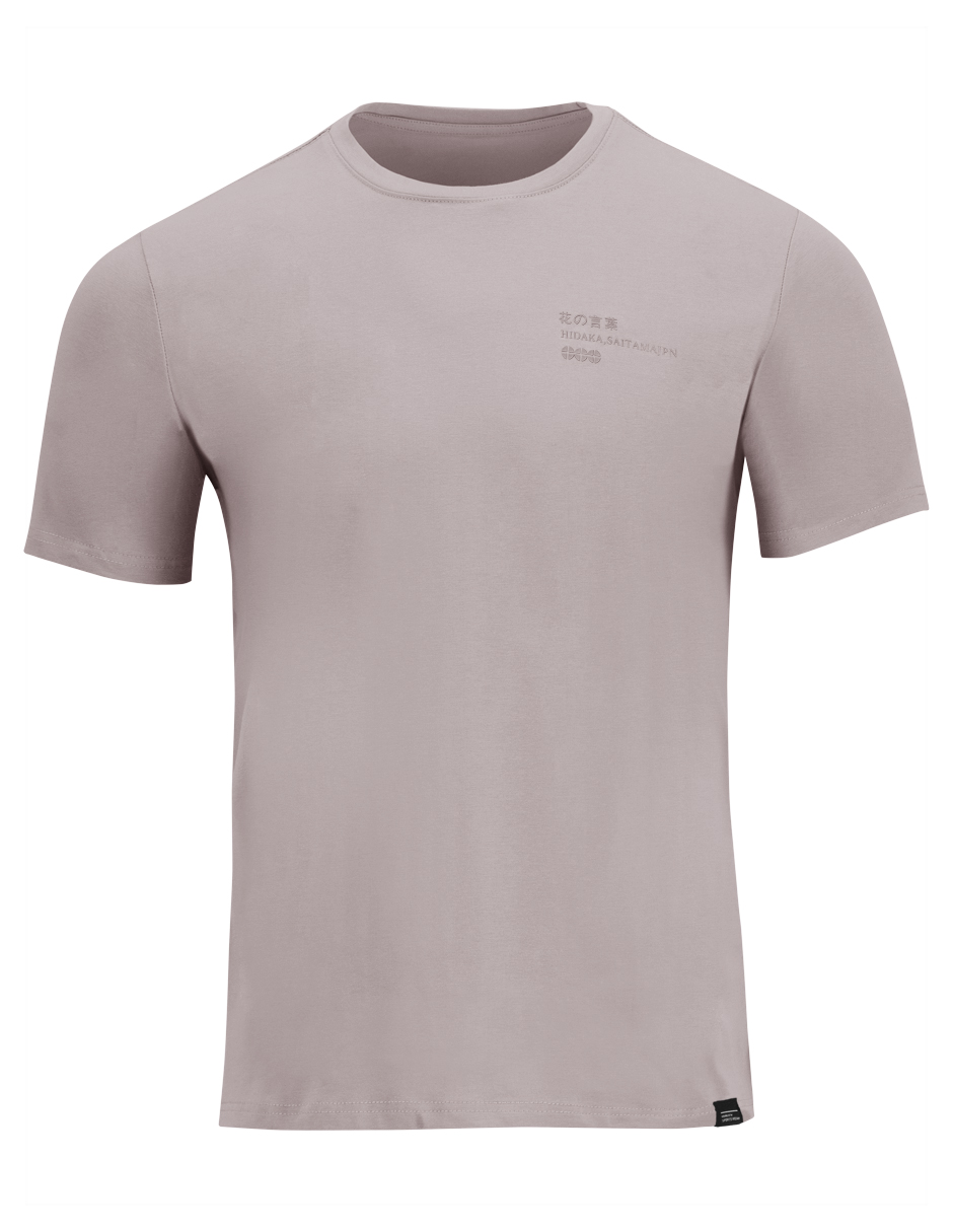 Foto 5 pulgar | Playera Basica Lisa Premium Caballero Cuello Redondo Arena Roosevelt C344