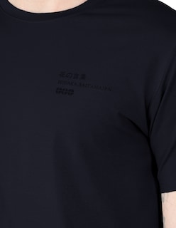 Foto 3 | Playera Basica Lisa Premium Caballero Cuello Redondo Negro Roosevelt C344