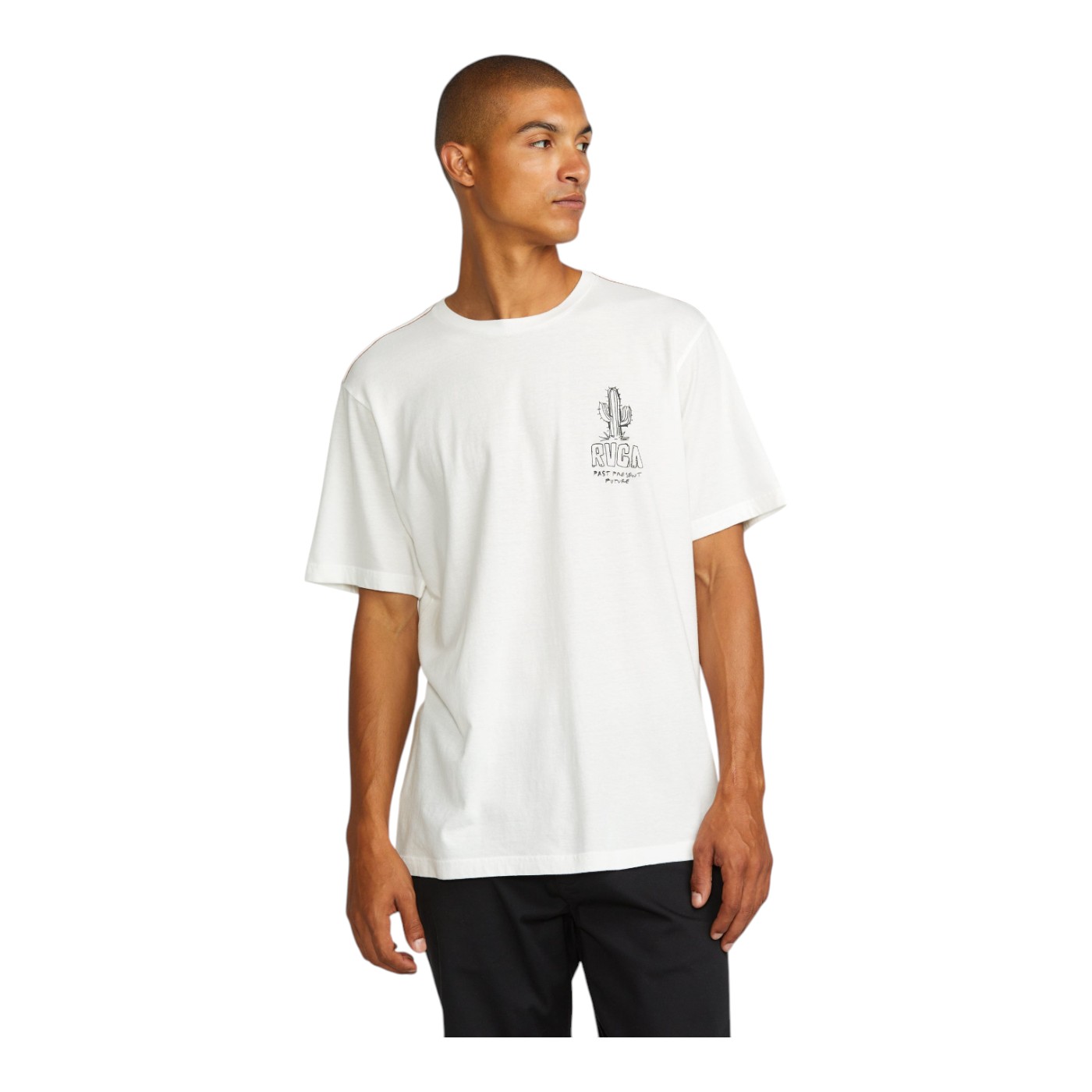 Playera Rvca Deth Valley Ss Blanca para Hombre