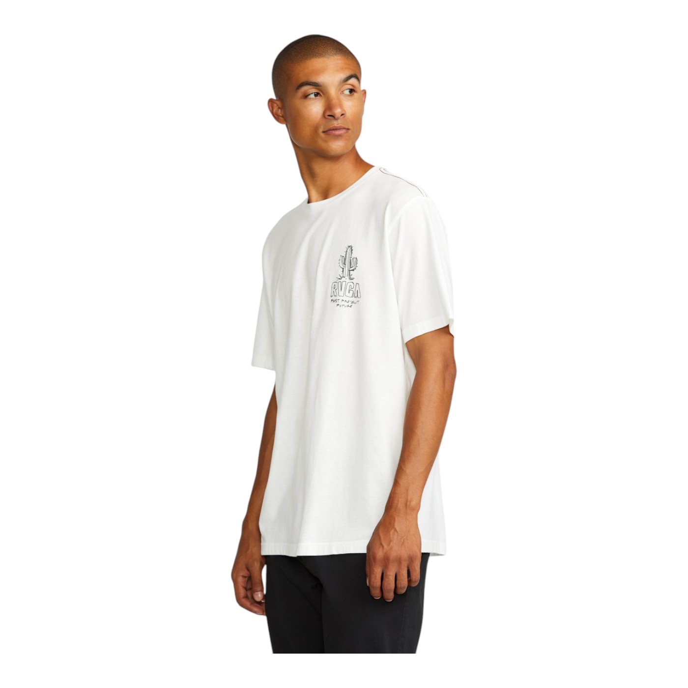 Foto 3 pulgar | Playera Rvca Deth Valley Ss Blanca para Hombre