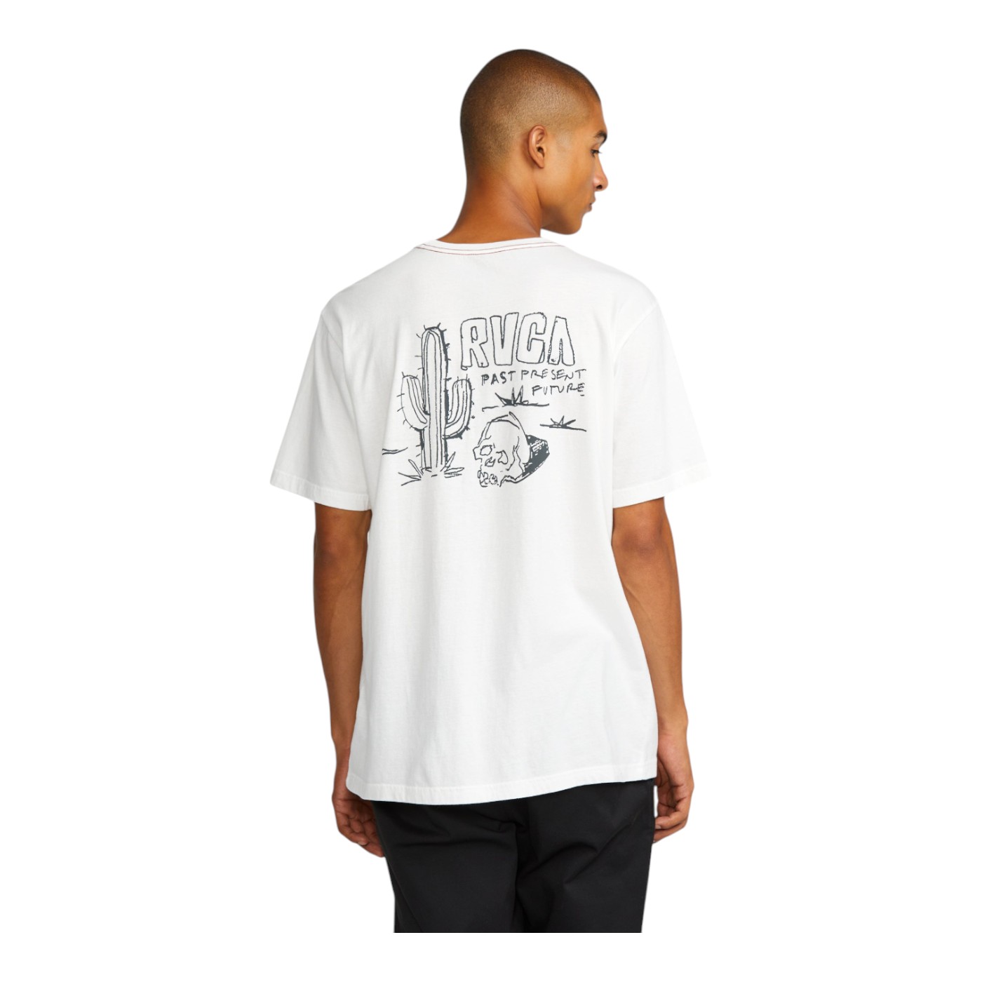 Foto 4 pulgar | Playera Rvca Deth Valley Ss Blanca para Hombre