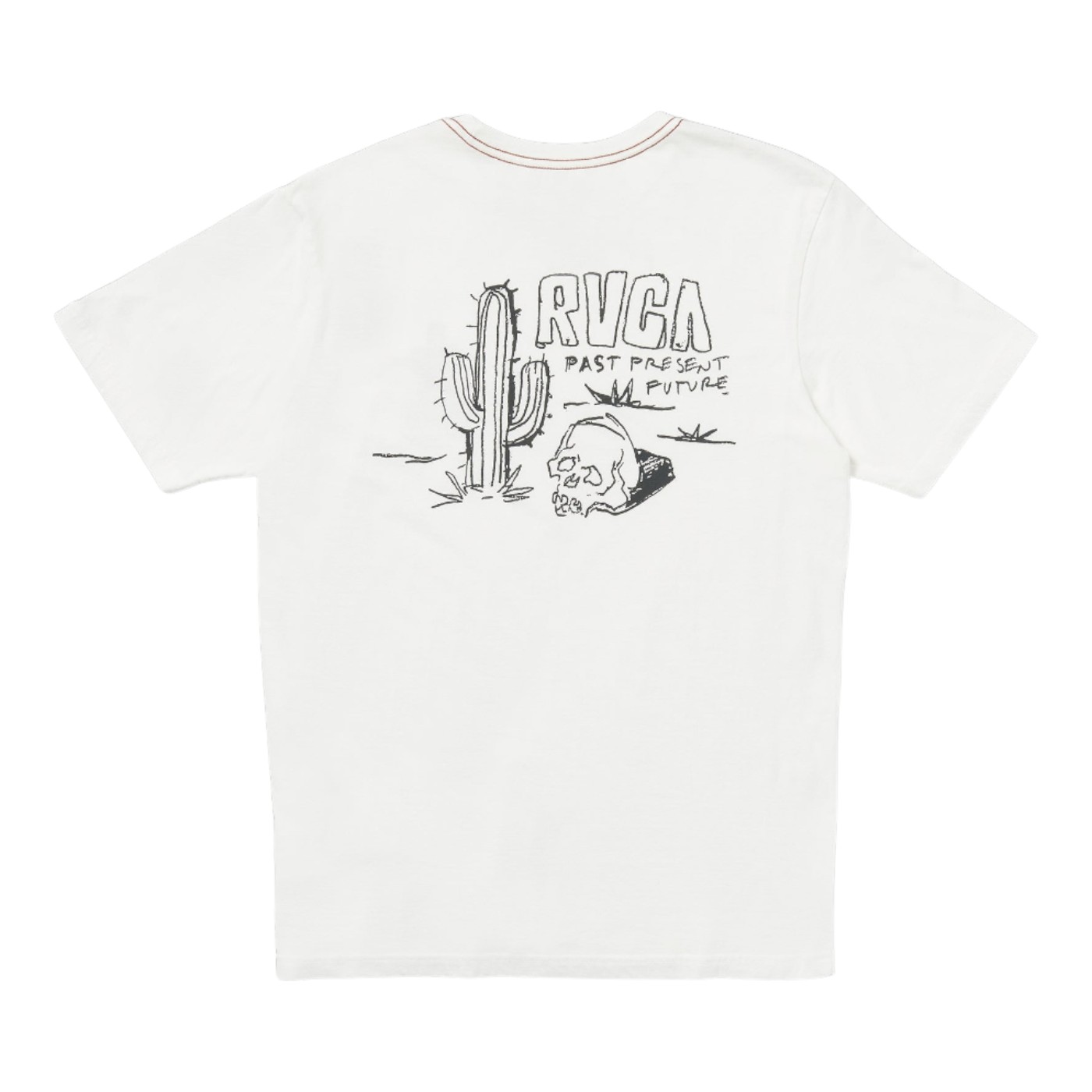 Foto 5 | Playera Rvca Deth Valley Ss Blanca para Hombre