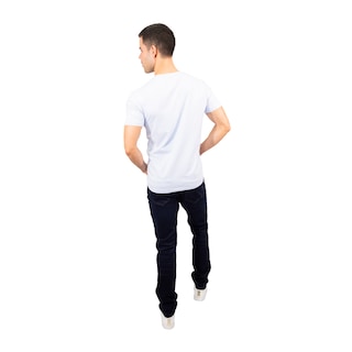Foto 4 | Playera Kenneth Cole Kcpv24cam09 Hombre Azul Algodón Casual