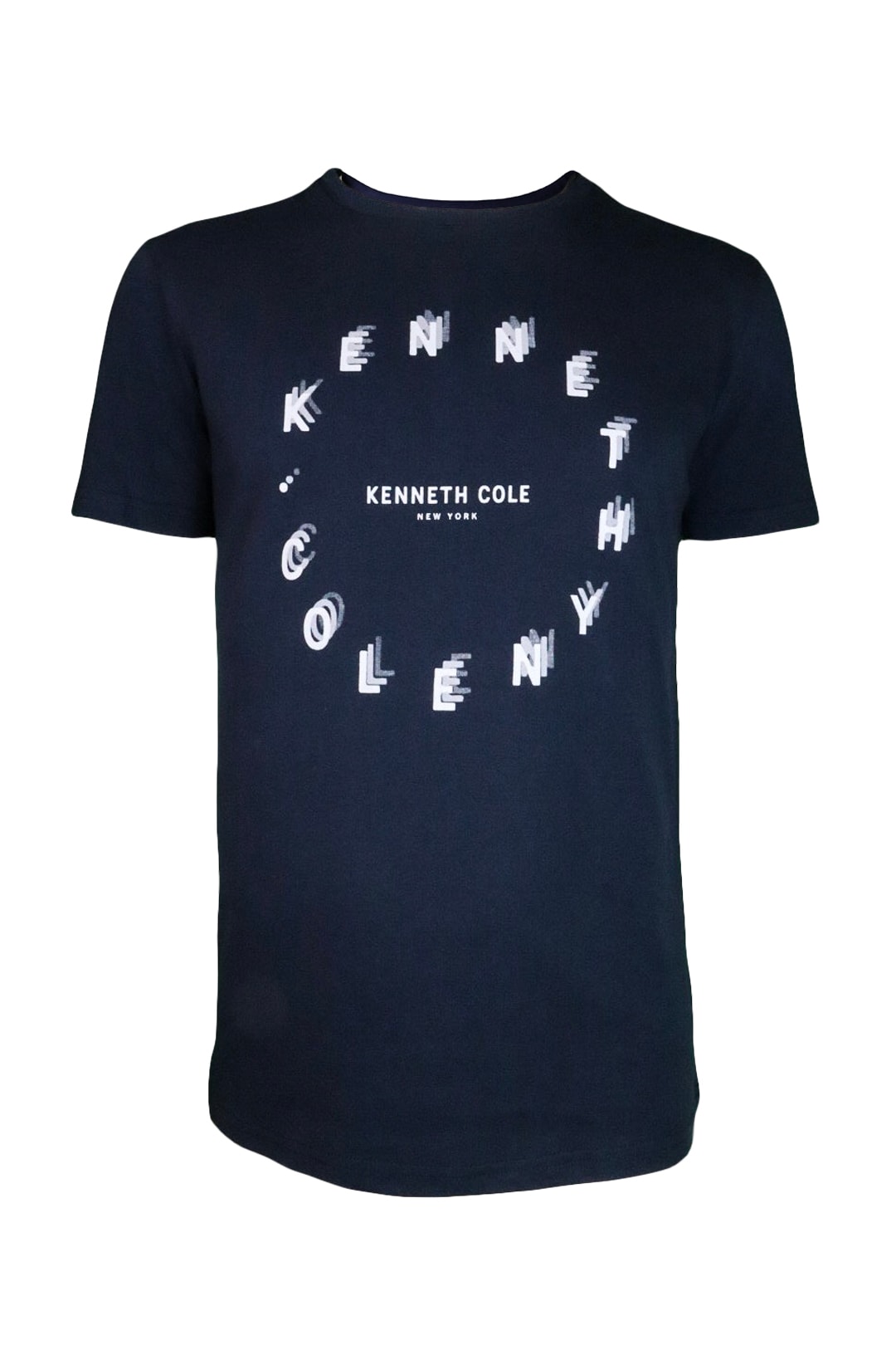 Playera Kenneth Cole Hombre Kcpv25cam15 Azul Marino Algodón Casual $799