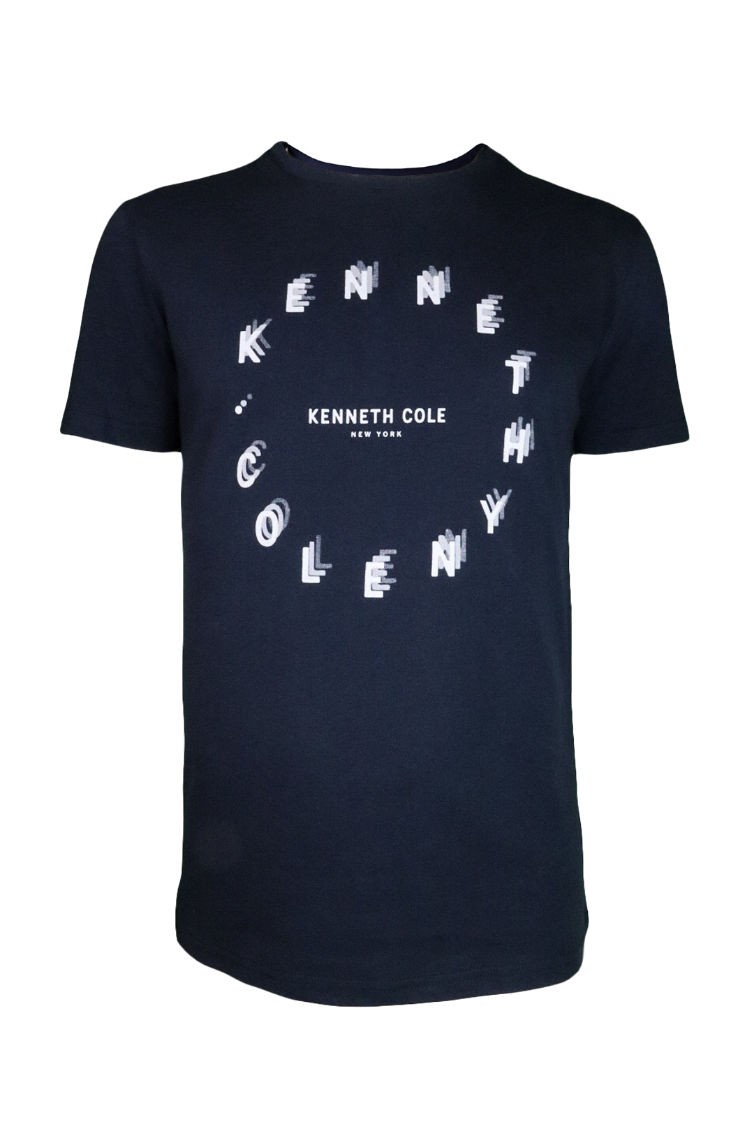 Foto 2 pulgar | Playera Kenneth Cole Hombre Kcpv25cam15 Azul Marino Algodón Casual