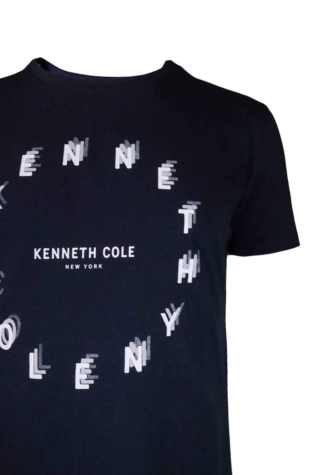 Foto 2 | Playera Kenneth Cole Hombre Kcpv25cam15 Azul Marino Algodón Casual