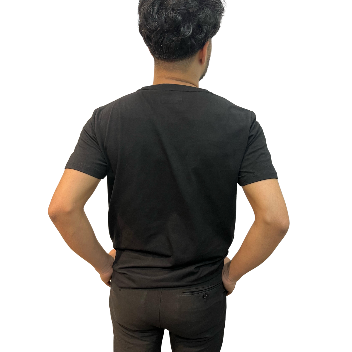 Foto 5 pulgar | Playera Kenneth Cole Kcpv25cam02 Hombre Negro Algodón Casual