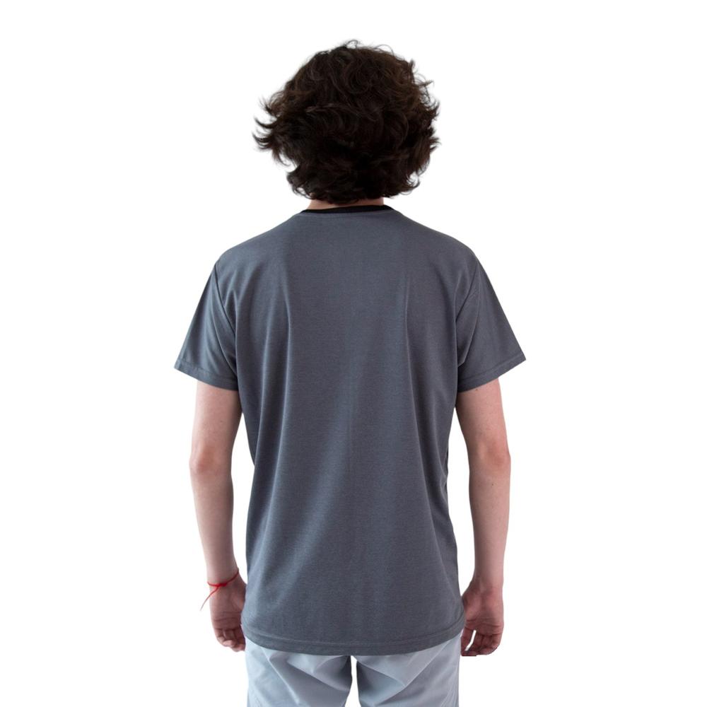 Foto 5 | Playera Deportiva para Hombre Leven Color Gris Con Tecnología Fast Sec Y Protección Uv