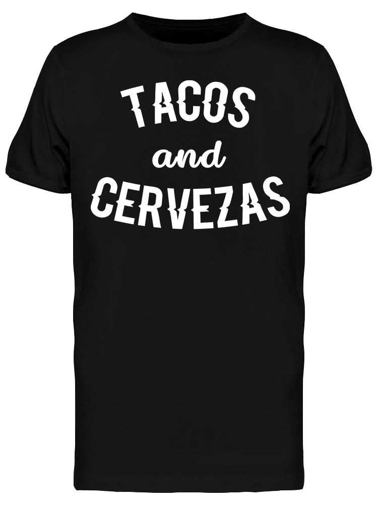 Foto 2 pulgar | Playera Smartprintsink color Negro para Hombre Tacos y Cervezas