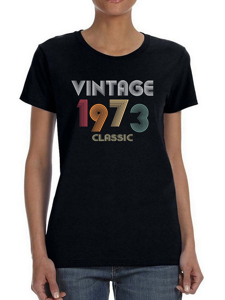 Foto 2 pulgar | Playera Smartprintsink para Mujer - Vintage 1973