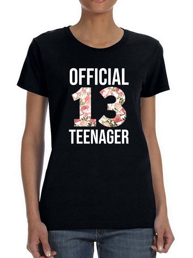 Playera Smartprintsink para Mujer Oficialmente Adolescente
