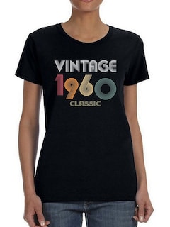 Foto 1 | Playera Smartprintsink para Mujer - Vintage 1960