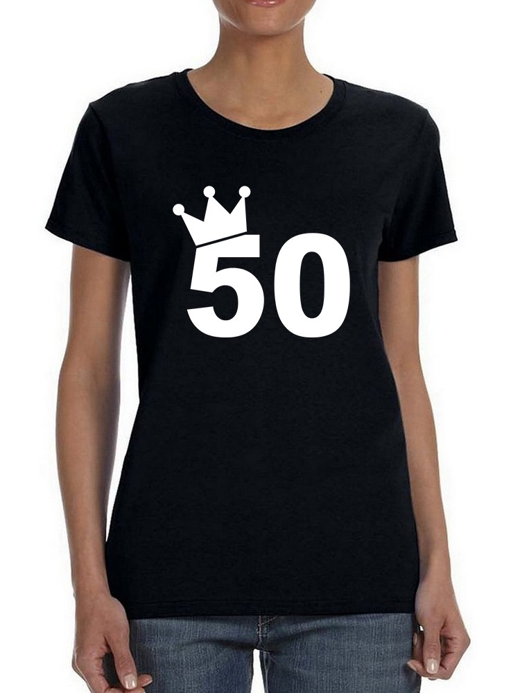 Foto 2 pulgar | Playera Smartprintsink Mujer 50 Diseño Con Corona