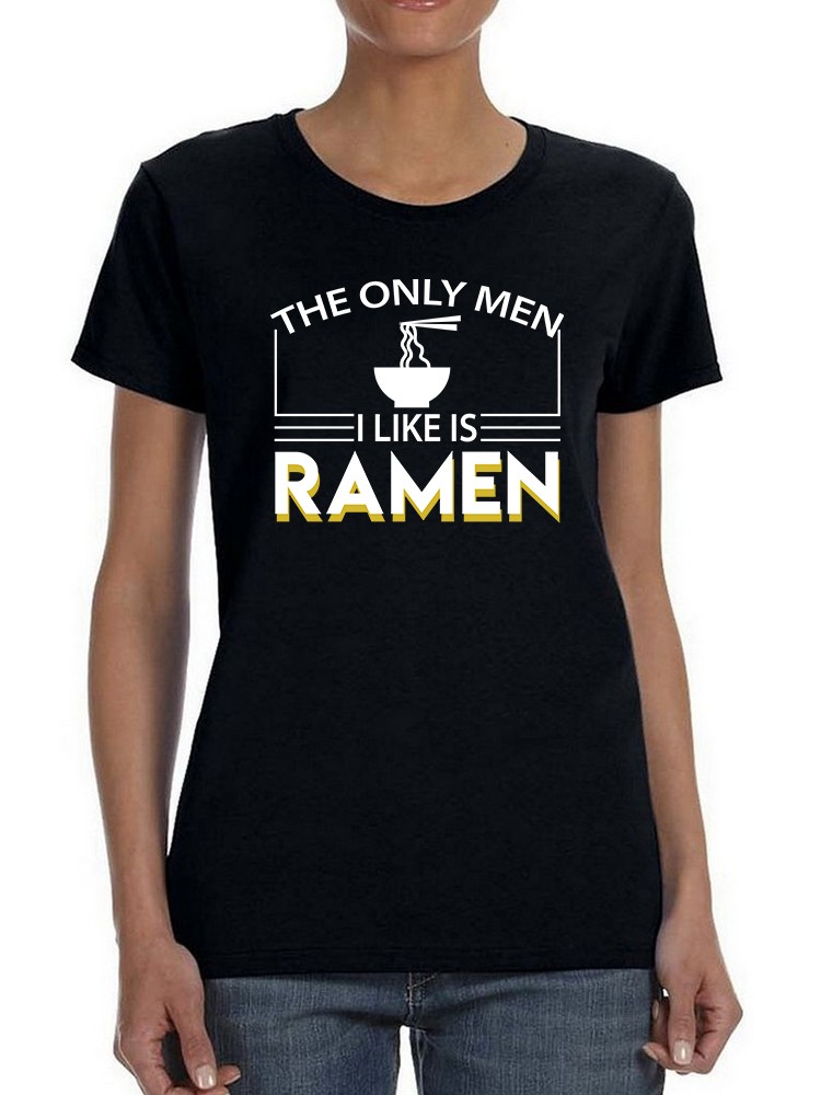 Foto 2 pulgar | Playera Smartprintsink Mujer El Unico Hombre Que Amo Es El Ramen