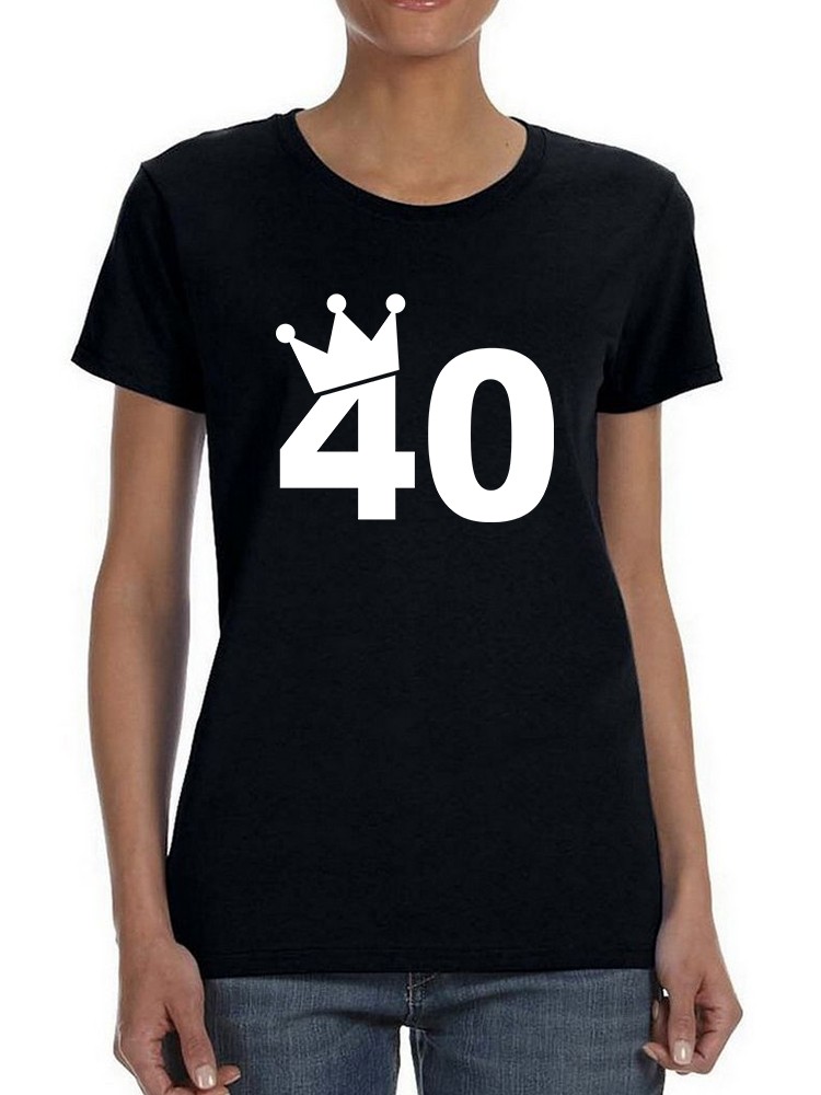 Foto 2 pulgar | Playera Smartprintsink Mujer 40. Diseño Con Corona