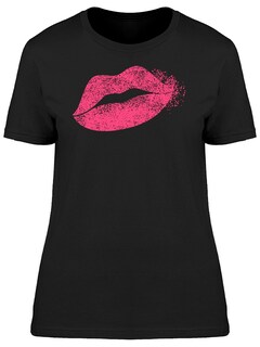 Foto 1 | Playera Smartprintsink Mujer Labial Rosado
