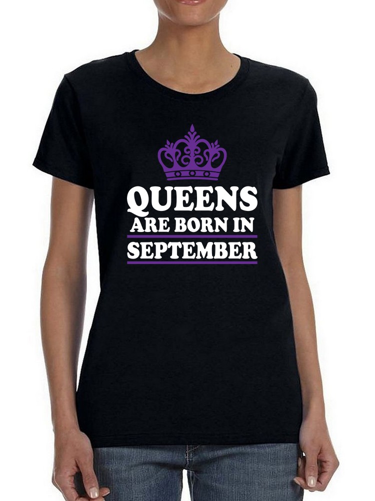 Foto 2 pulgar | Playera Smartprintsink Mujer Las Reinas Nacen En Septiembre