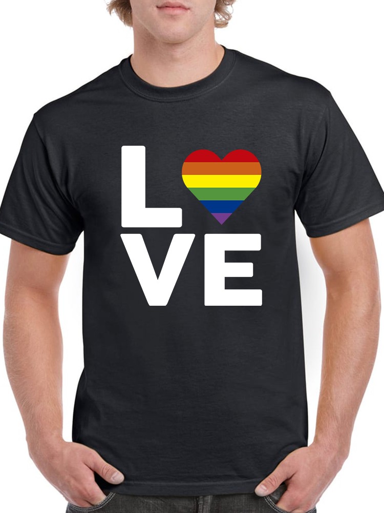 Playera Smartprintsink Amor con Corazón para Hombre