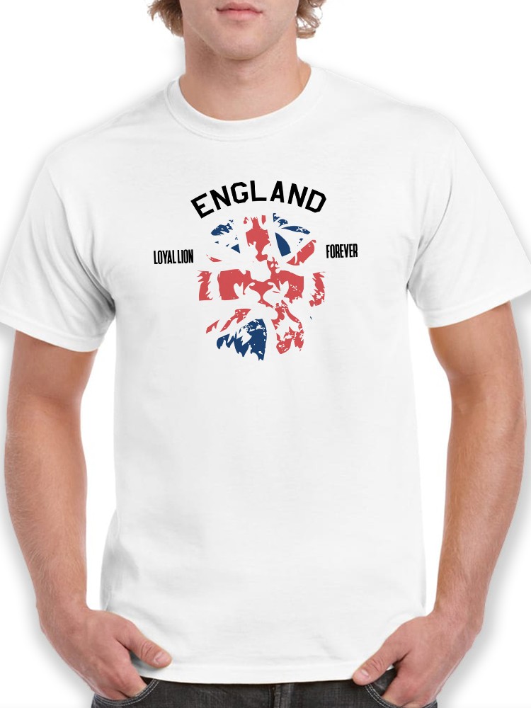 Playera Smartprintsink para Hombre - Inglaterra. León Leal Por Siempre.