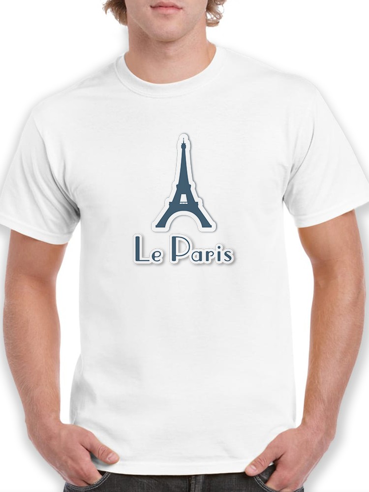 Foto 2 pulgar | Playera Smartprintsink Hombre París Con Torre Eiffel