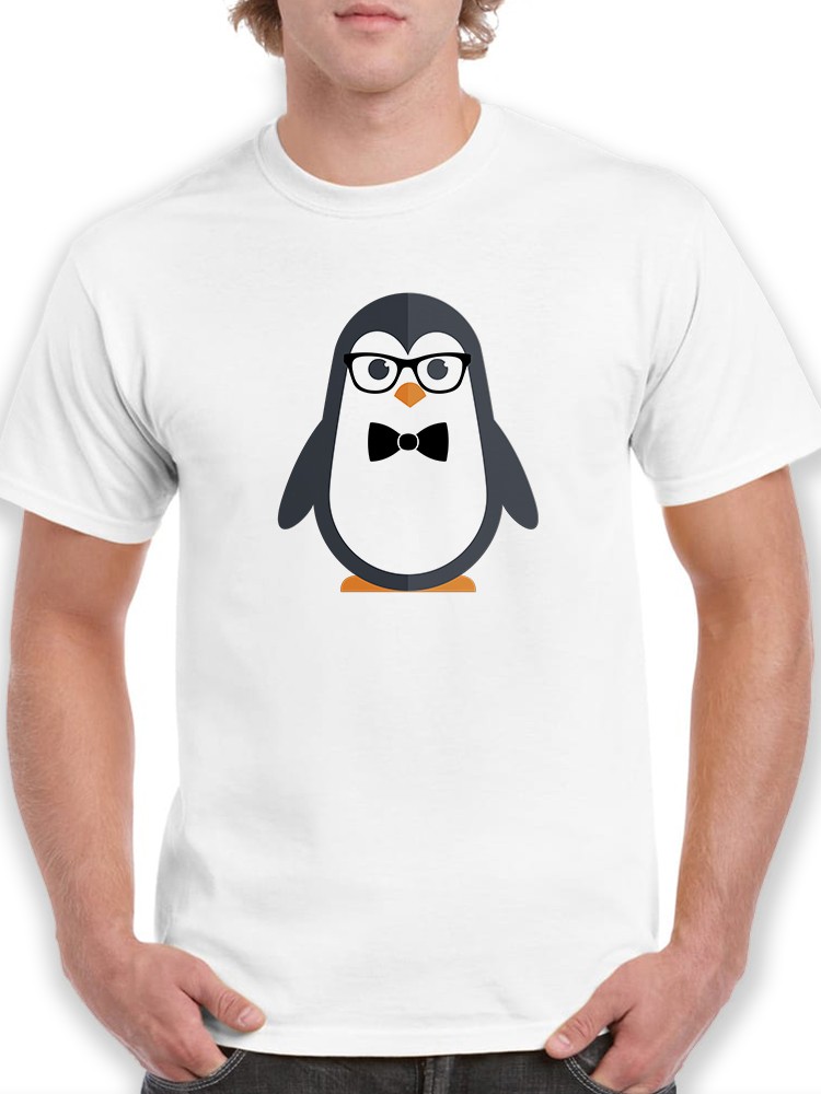 Foto 2 pulgar | Playera Smartprintsink Hombre Ilustración Pingüino Con Moño