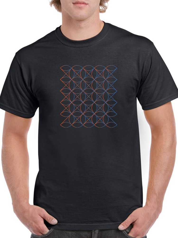 Playera Smartprintsink para Hombre - Ilustración Abstracta. Circulos Multicolor