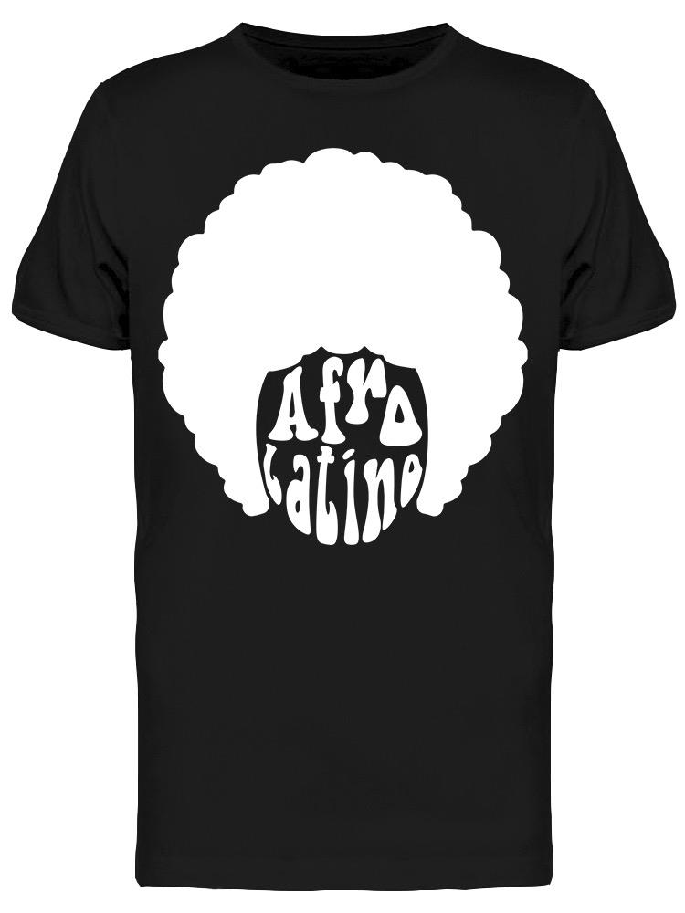 Foto 2 pulgar | Playera Smartprintsink color Negro para Hombre Afro Latino