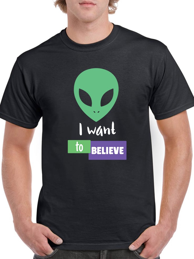 Playera Smartprintsink color Negro para Hombre Quiero Creer