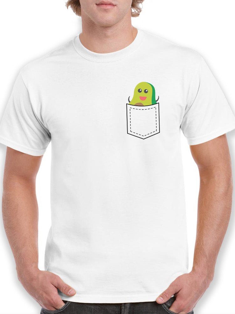 Foto 2 pulgar | Playera Smartprintsink color Blanco Aguacate para Hombre
