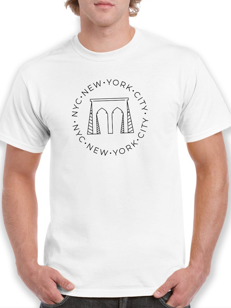 Playera Smartprintsink New York City color Blanco para Hombre