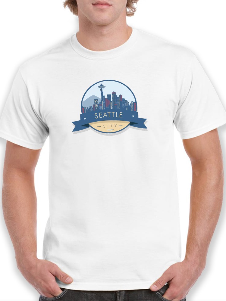 Playera Smartprintsink para Hombre - Ciudad De Seattle