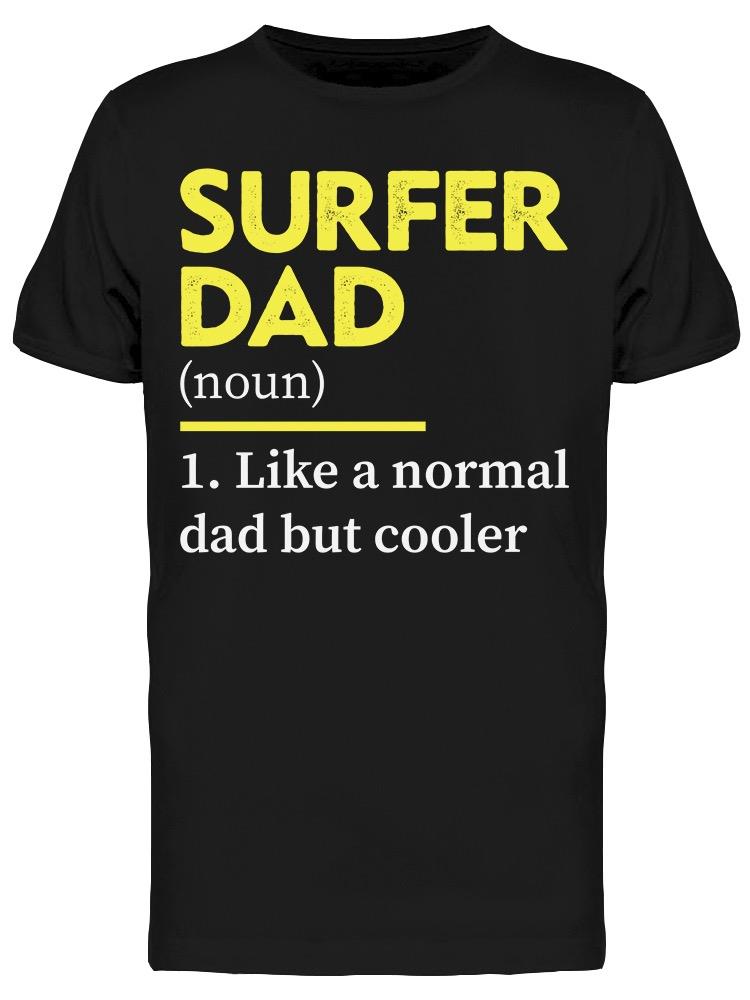 Playera Smartprintsink color Negro para Hombre Papá Surfista