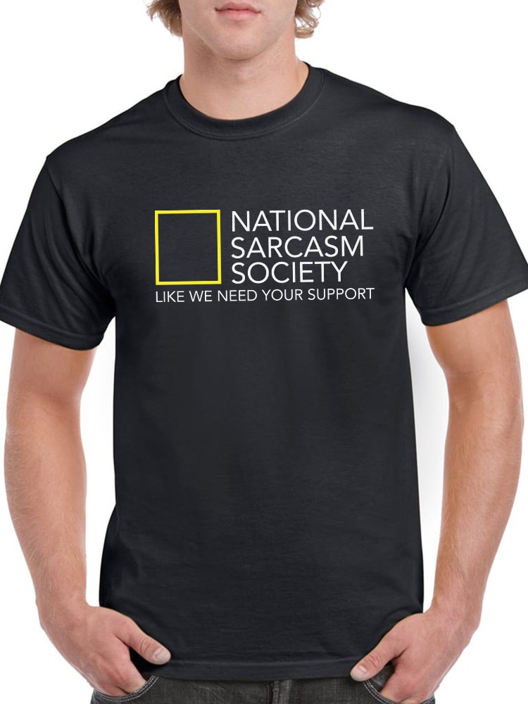 Playera Smartprintsink color Negro para Hombre Sociedad Nacional de Sarcasmos