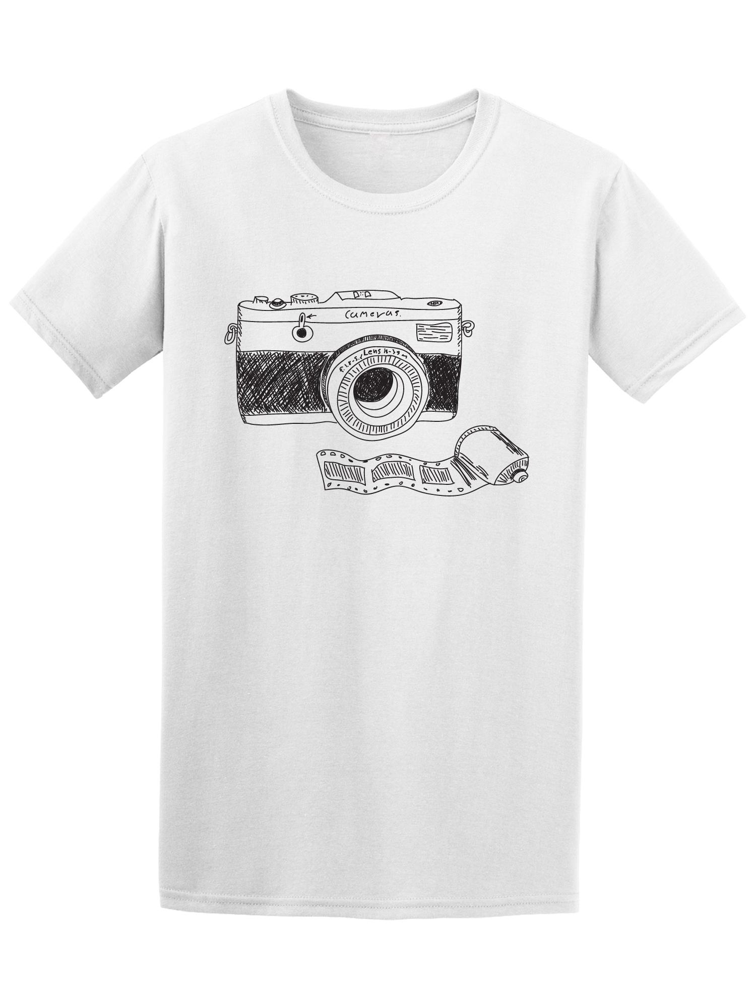 Playera Smartprintsink para Hombre - Cámara Fotográfica Vintage con Rollo