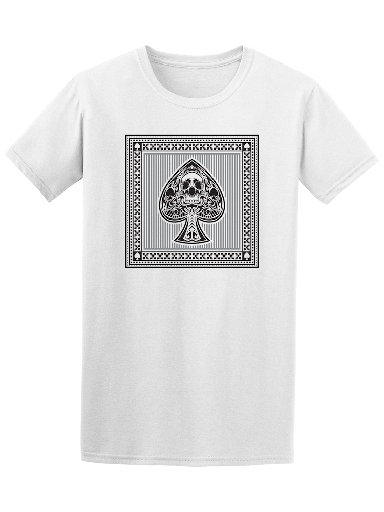 Foto 2 pulgar | Playera Smartprintsink para Hombre - As de Espadas con Calavera