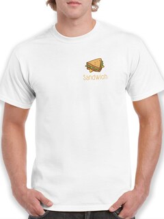 Foto 1 | Playera Smartprintsink para Hombre - Ilustración Sandwich
