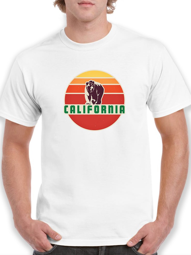 Foto 2 pulgar | Playera Smartprintsink para Hombre - California Logo Con Oso